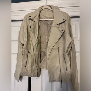 Max Studios Vegan Leather Jacket Size L